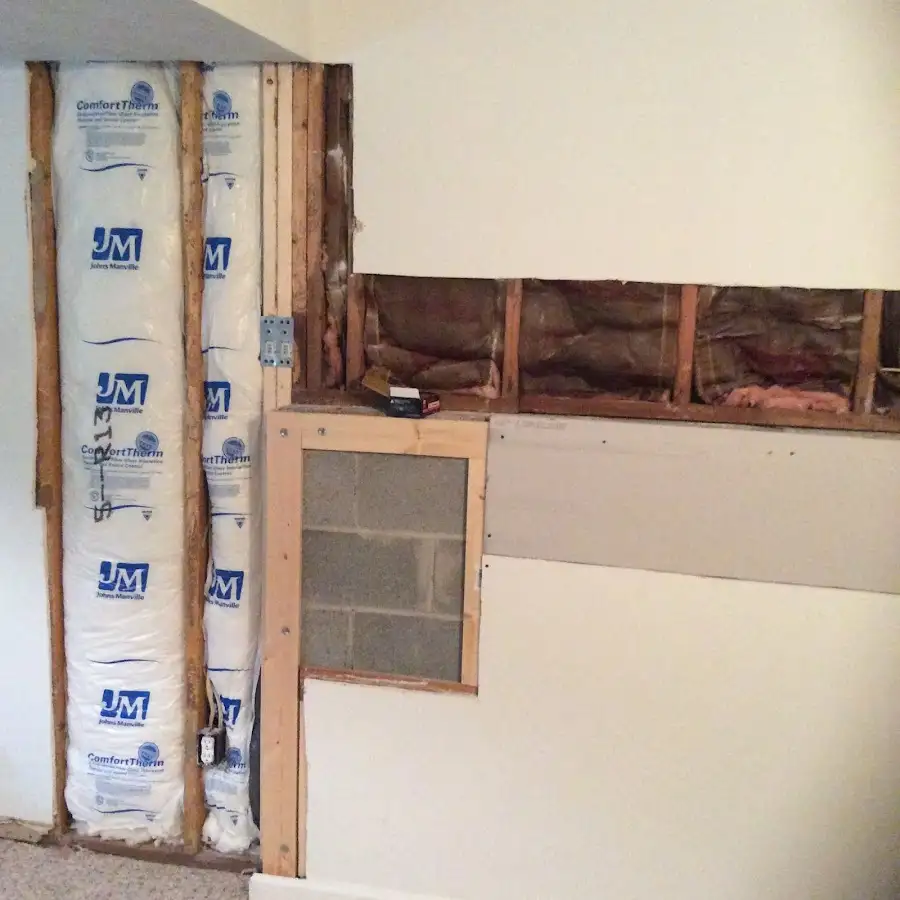 Wall insulation replacement during Structural Drying in Castle Rock